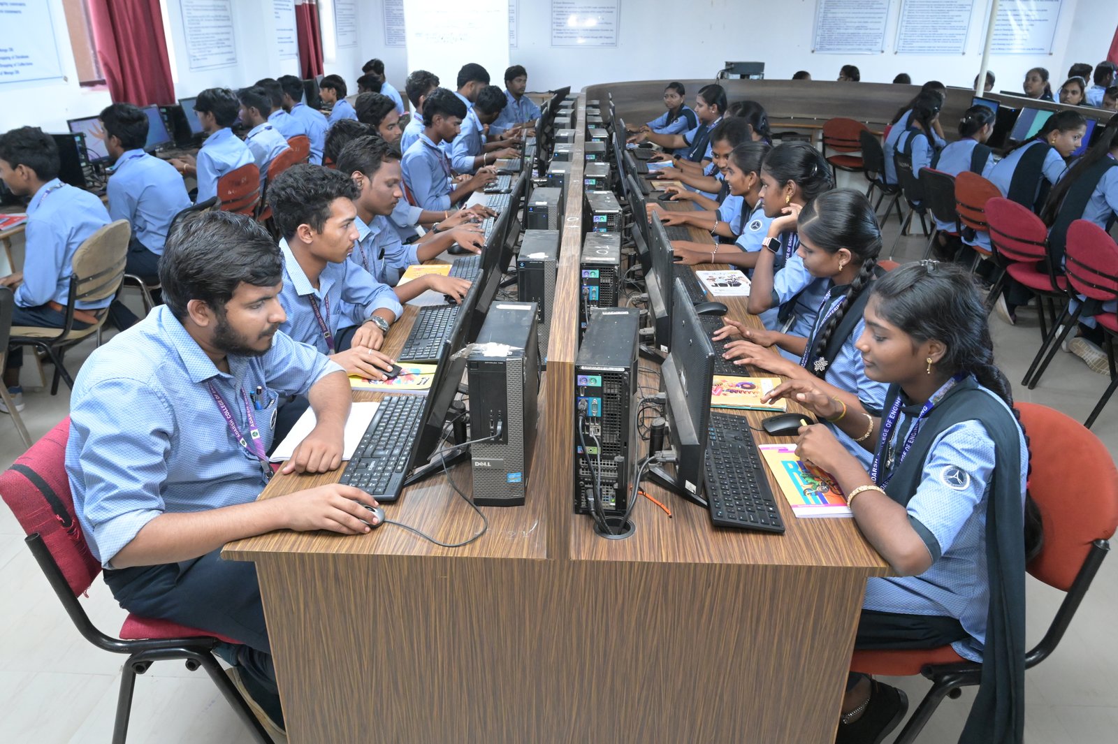 Students learning
